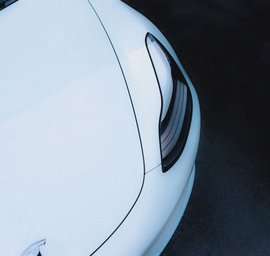 Tesla Model 3 in white